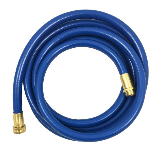 5/8in x 25ft Food Poultry Wash-Down Hose 1 PC MxF Fittings